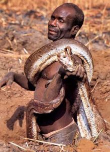 uomo serpente