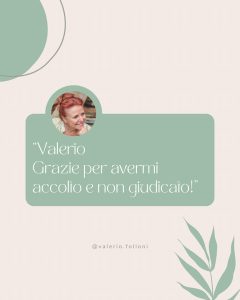 GRAZIE PER AVERMI ACCOLTO